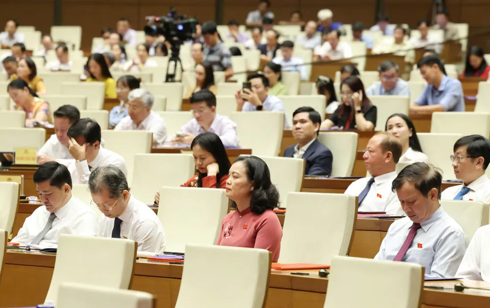 Đại biểu dự hội nghị. Ảnh: QUANG PHÚC ĐB 13.jpeg