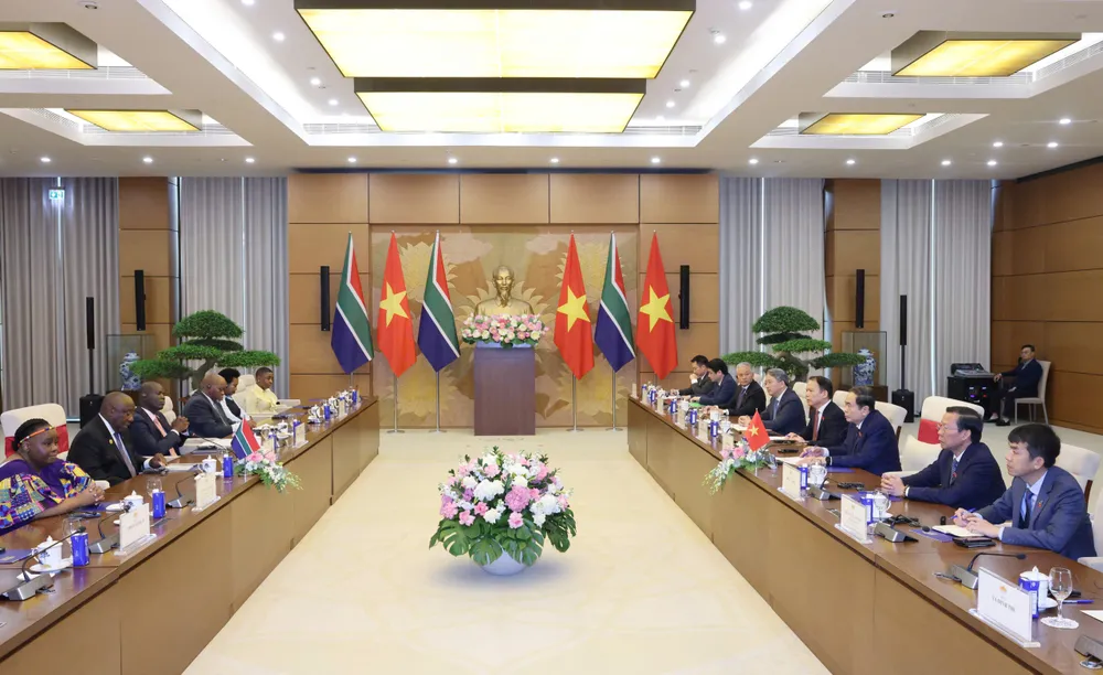 Quang cảnh cuộc hội kiến. Ảnh: QUANG PHÚC QCC.jpg