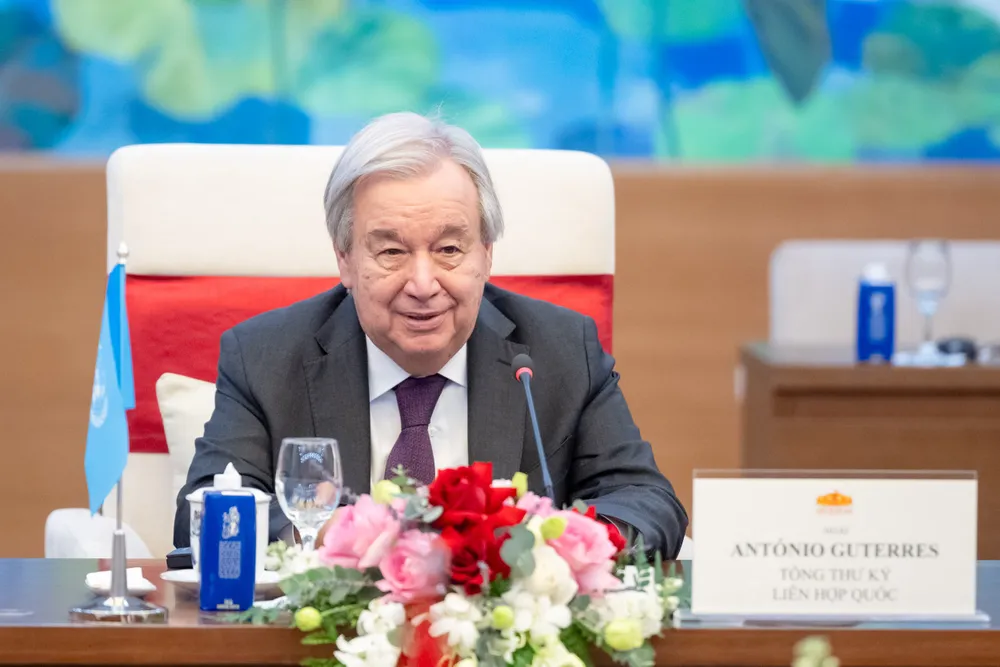 Tổng Thư ký Liên hợp quốc António Guterres. Ảnh: QUANG PHÚC GUTERRES 25.jpg