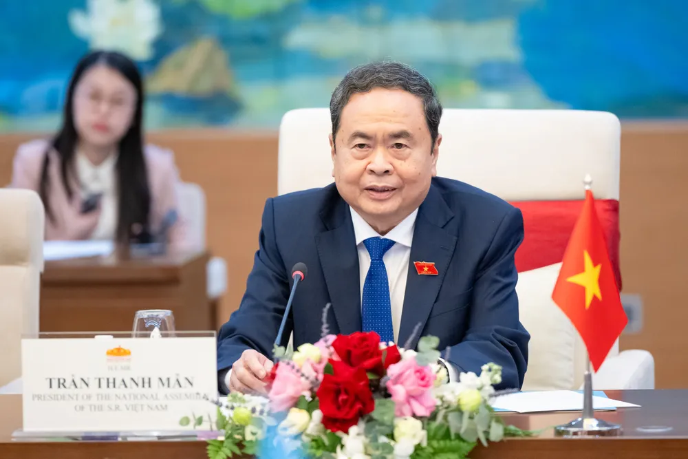 Chủ tịch Quốc hội Trần Thanh Mẫn. Ảnh: QUANG PHÚC MẪN A .jpg