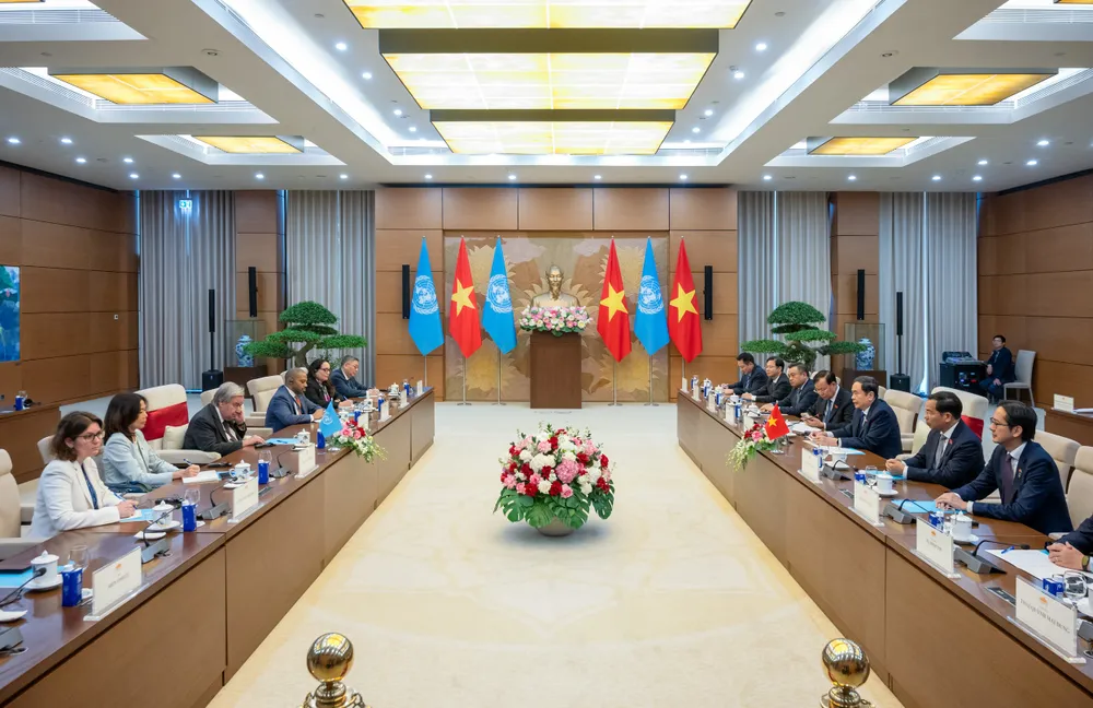 Quang cảnh cuộc hội kiến. Ảnh: QUANG PHÚC QC 25.jpg