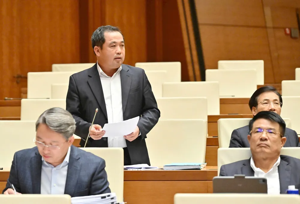 Bộ trưởng Bộ NN-MT Trần Đức Thắng. Ảnh: QUANG PHÚC