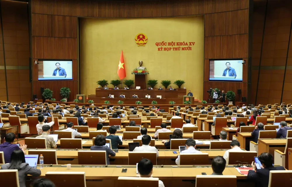 Hội trường Diên Hồng, chiều 30-10. Ảnh: QUANG PHÚC HT 30.jpg