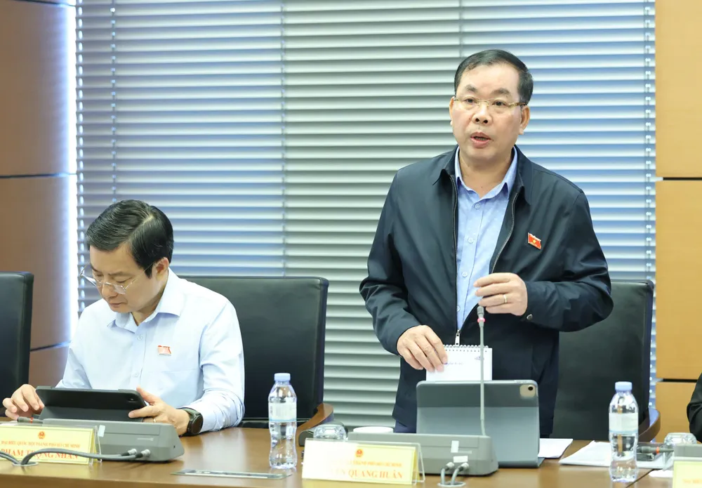 ĐB Nguyễn Quang Huân (TPHCM). Ảnh: QUANG PHÚC