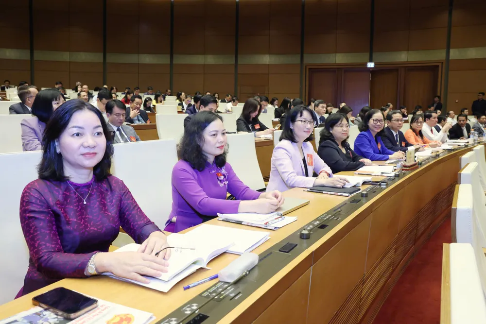 Các đại biểu dự hội nghị, sáng 15-11. Ảnh: QUANG PHÚC