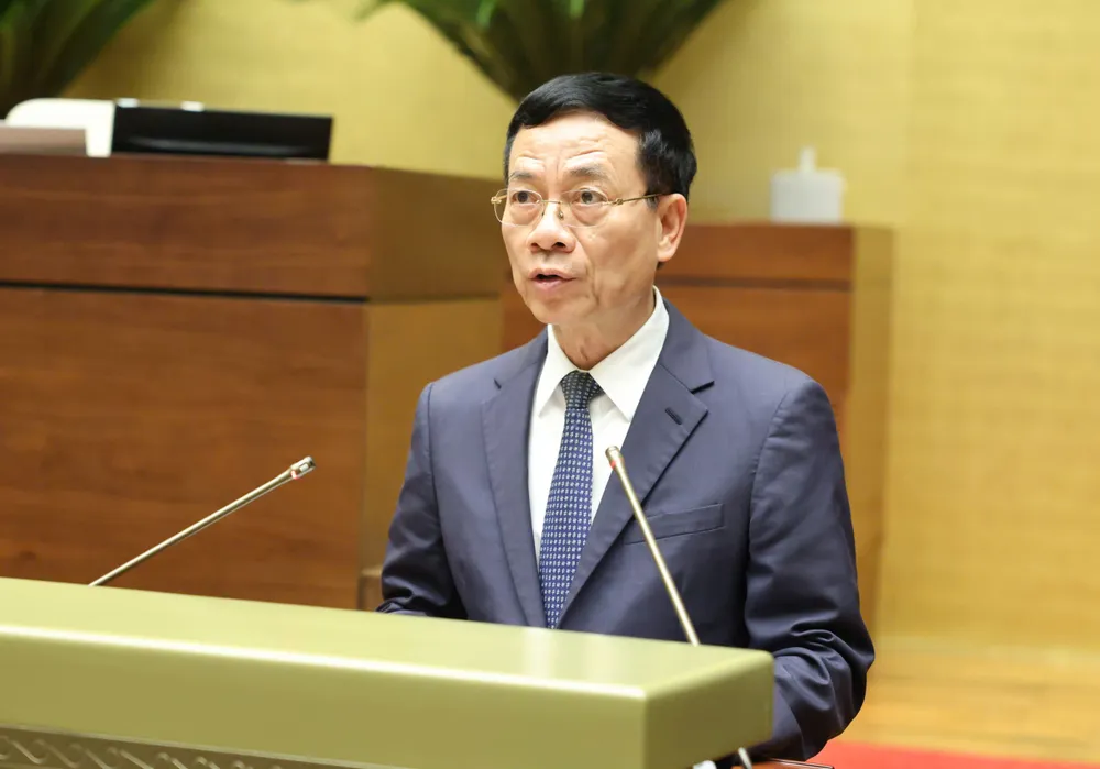 Bộ trưởng Bộ KH-CN Nguyễn Mạnh Hùng. Ảnh: QUANG PHÚC