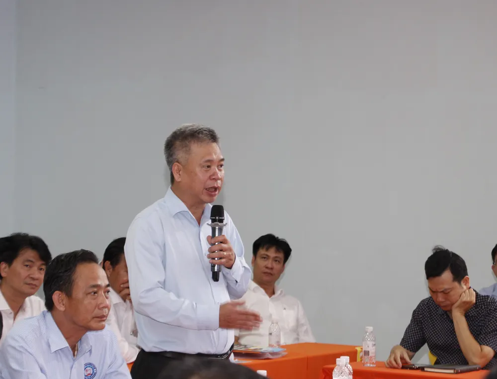 Ông Lê Đình Kha, Hiệu trưởng Trường Cao đẳng Kỹ thuật Cao Thắng phát biểu _MG_6095.JPG