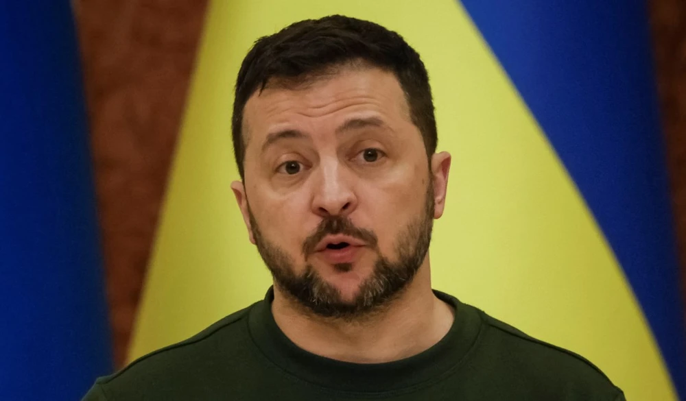 Tổng thống Ukraine Volodymyr Zelensky. Ảnh: REUTERS