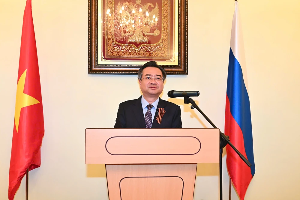 Phó Bí thư Thường trực Thành ủy TPHCM Nguyễn Thanh Nghị phát biểu tại buổi lễ. Ảnh: VIỆT DŨNG 1000003882.jpg