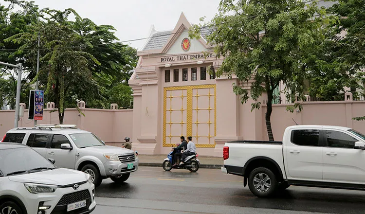 Đại sứ quán Thái Lan tại Campuchia. Ảnh: KHMER TIMES Thai.jpg