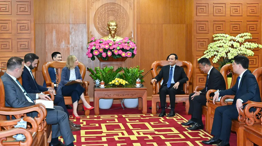 Quang cảnh buổi tiếp. Ảnh: VIỆT DŨNG 1000006095.jpg