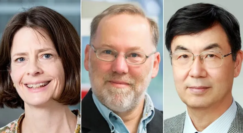 3 nhà khoa học Mary E. Brunkow, Fred Ramsdell và Shimon Sakaguchi (trái qua phải). Ảnh: CNN Nobel.jpg