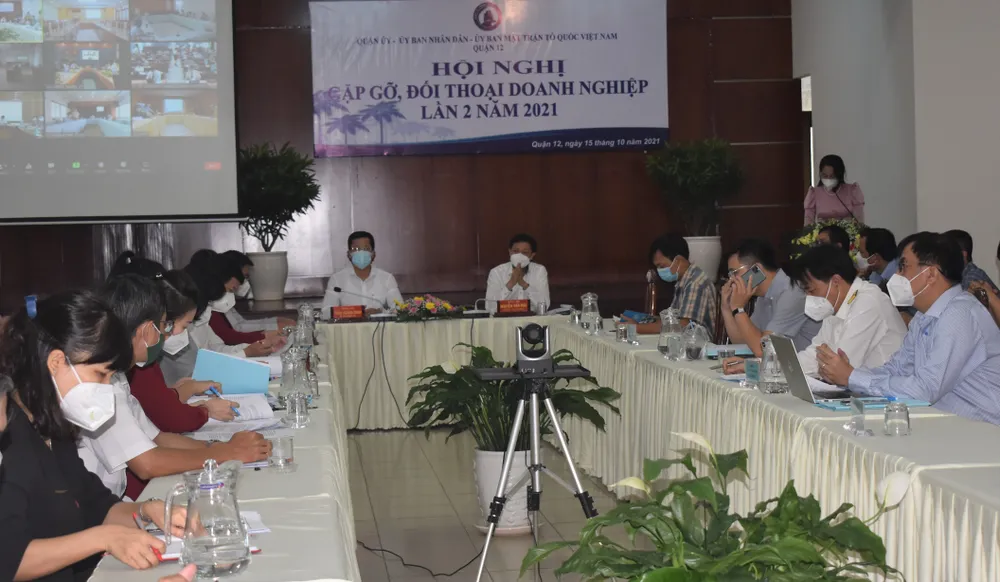 Quận 12 đồng hành cùng doanh nghiệp khôi phục sản xuất kinh doanh ảnh 2 Quận 12 đồng hành cùng doanh nghiệp khôi phục sản xuất kinh doanh ảnh 2