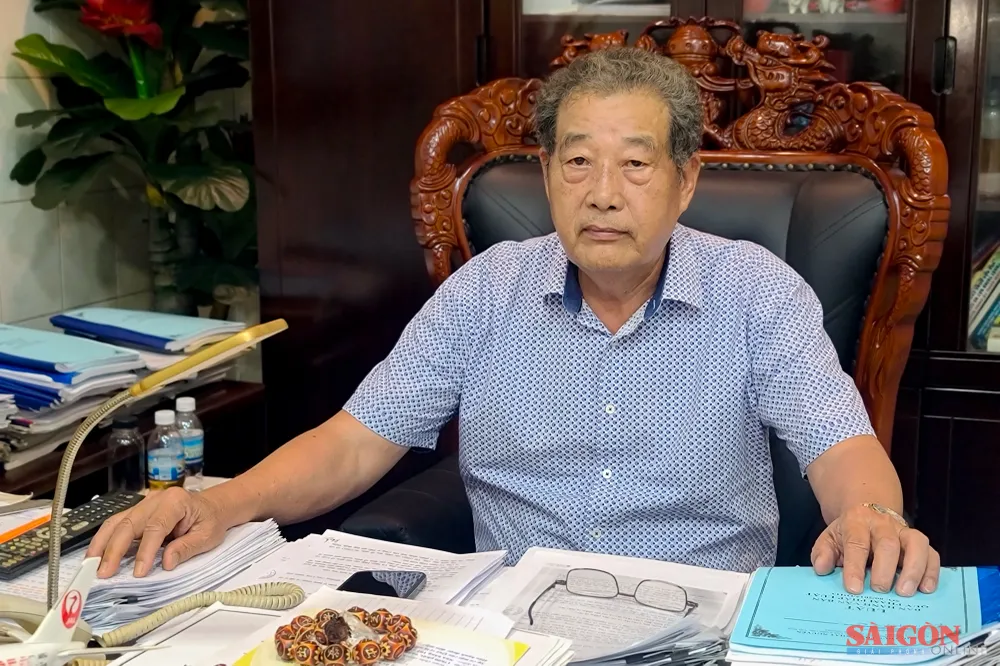Ông Võ Ngọc Hiệp, Tổng Giám đốc Công ty TNHH Chế biến và Xuất khẩu Thủy sản Cam Ranh. Ảnh: HIẾU GIANG dasua-155108.jpg