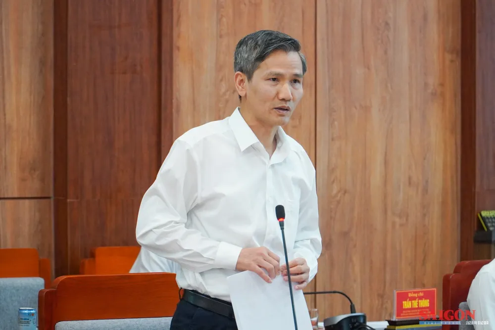 Thứ trưởng Bộ Nội vụ Cao Huy phát biểu. Ảnh: HIẾU GIANG dasua-07157.jpg