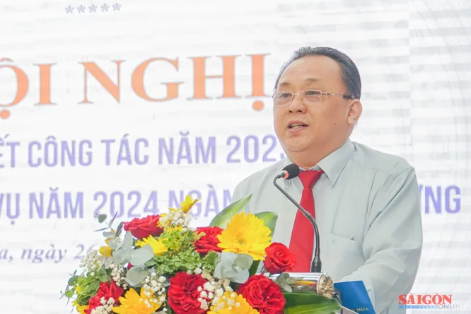 Phó Chủ tịch UBND tỉnh Khánh Hòa Lê Hữu Hoàng. Ảnh: HIẾU GIANG dasua-0836920240126173530.jpg