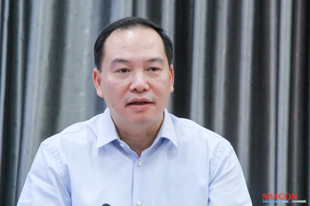 Phó Bí thư Tỉnh ủy Khánh Hòa Hồ Xuân Trường phát biểu. Ảnh: HIẾU GIANG dasua-4910.jpg