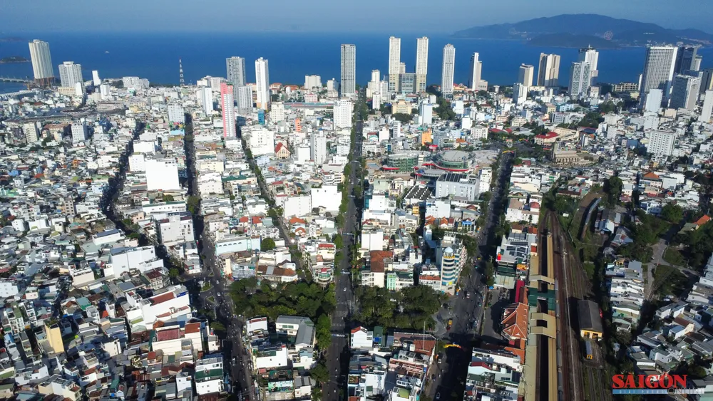 Một góc phường Nha Trang, tỉnh Khánh Hòa nhìn từ trên cao. Ảnh: HIẾU GIANG dasua-0134.jpg