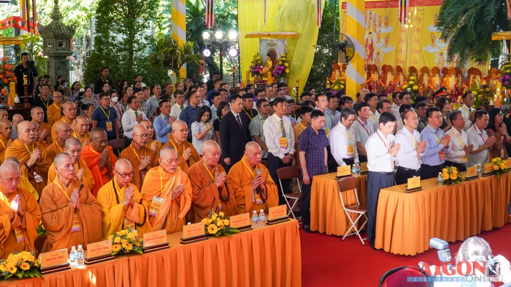 Đại lễ cầu siêu các nạn nhân tử vong do tai nạn giao thông năm 2025 tại tỉnh Khánh Hòa. Ảnh: HIẾU GIANG dasua-06446.jpg