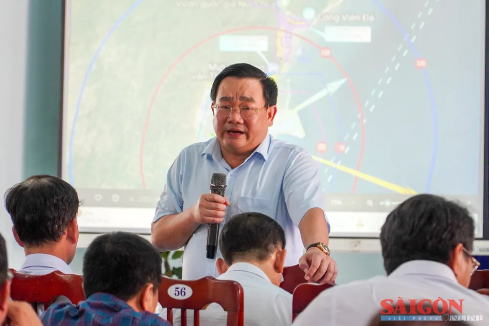 Ông Trịnh Minh Hoàng, Phó Chủ tịch UBND tỉnh Khánh Hòa tại buổi gặp gỡ. Ảnh: HIẾU GIANG dasua-01398.jpg