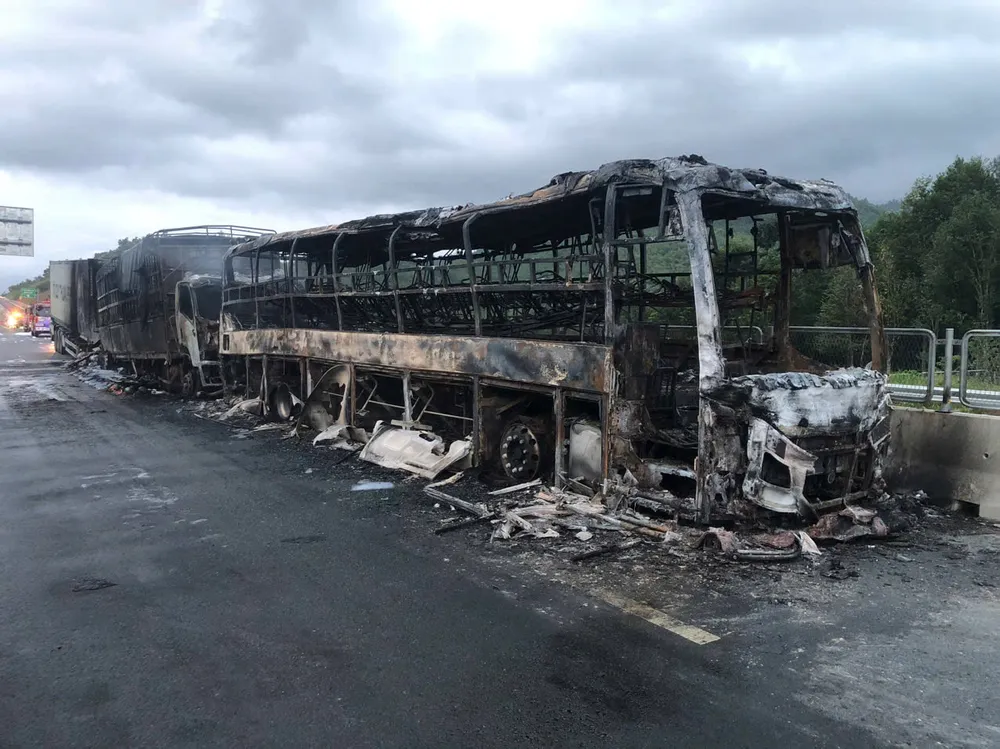 موقع الحادث. الصورة: مركز مكافحة الفساد z7298169897930_7d9dd7576072f1aad0fe069dca301e6a.jpg