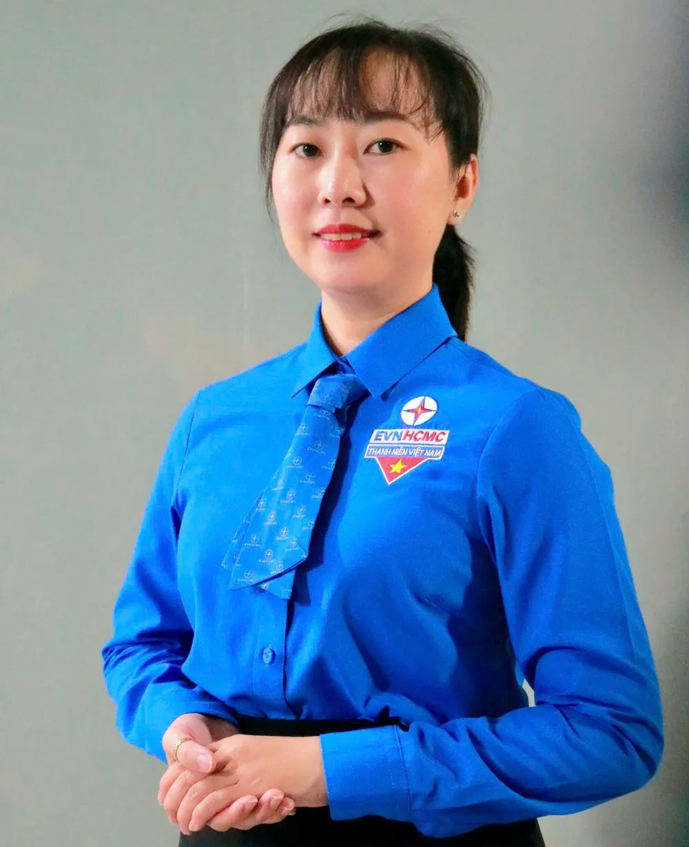 Chị Dư Thụy Huyền Trân, Bí thư Chi đoàn Công ty Điện lực Củ Chi C TRân.jpg