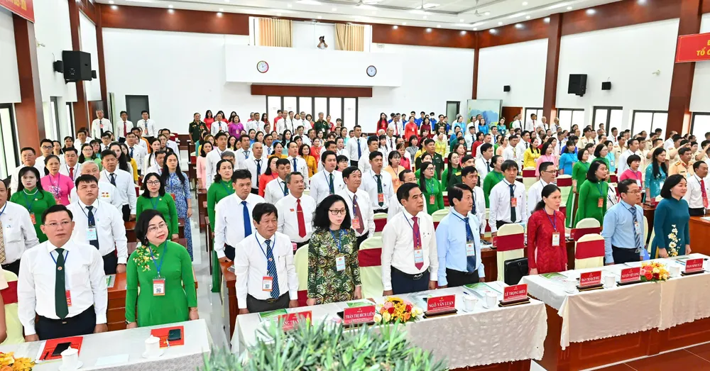 Đại biểu tham dự đại hội. Ảnh: VIỆT DŨNG IMG_7369.jpeg