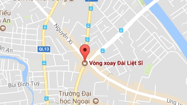 UBND TPHCM vừa phê duyệt hệ số điều chỉnh giá đất ở mặt tiền đường Xô Viết Nghệ Tĩnh (đoạn từ đài Liệt Sỹ - cầu Kinh) . Ảnh: GOOGLE MAPS