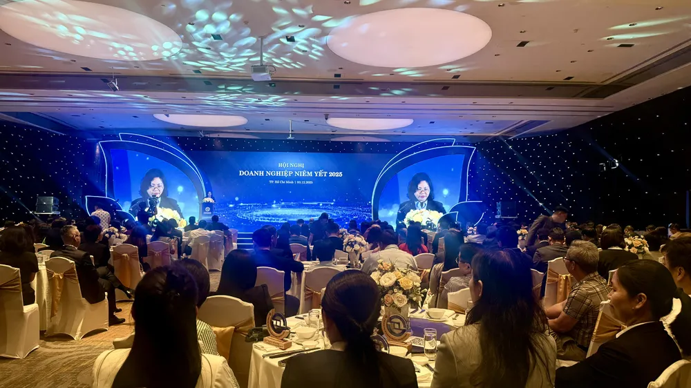 Quang cảnh Hội nghị Doanh nghiệp niêm yết 2025 