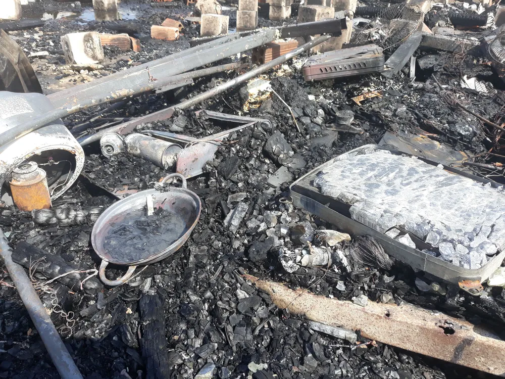 VIDEO: Hỏa hoạn thiêu rụi khu lán tạm của công nhân ảnh 7