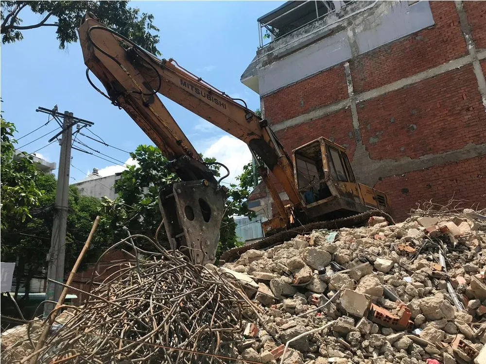 Sập nhà 2 tầng ở quận 6, ba người thương vong ảnh 2 Sập nhà 2 tầng ở quận 6, ba người thương vong ảnh 2