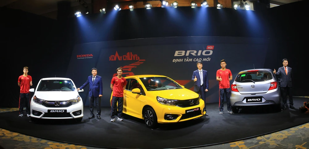  Honda Brio mới ra mắt ở Việt Nam với giá 418 triệu đồng. 