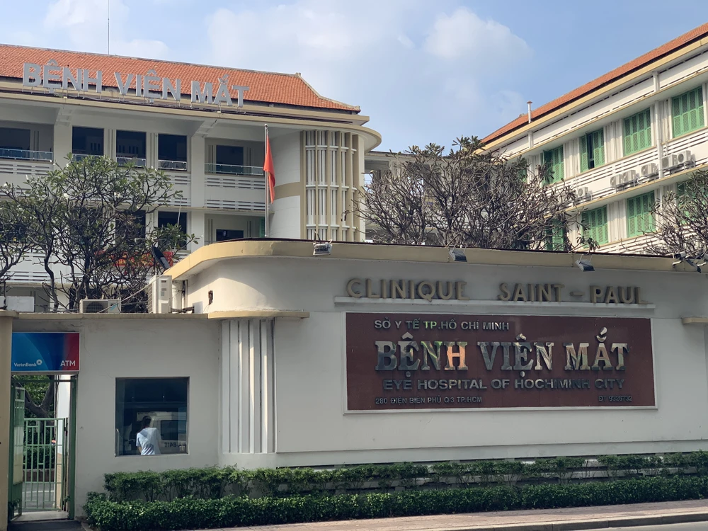 Bệnh viện Mắt TPHCM. Ảnh: CHÍ THẠCH