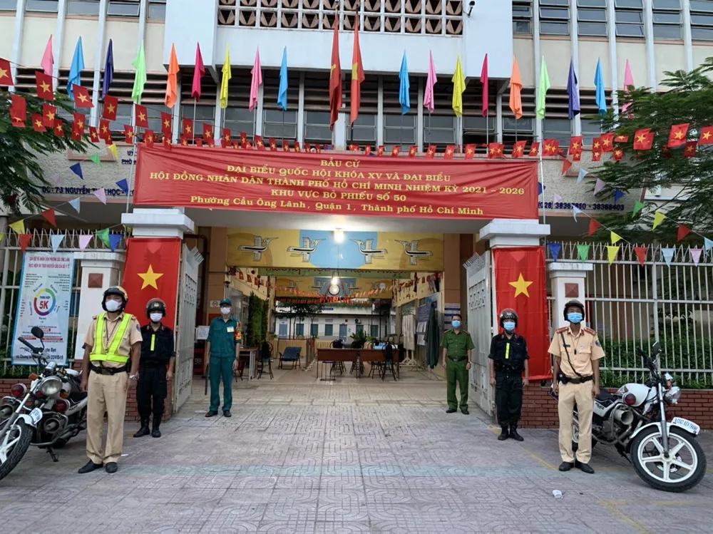 Công an TPHCM đảm bảo tuyệt đối an toàn bầu cử ảnh 1 Công an TPHCM đảm bảo tuyệt đối an toàn bầu cử ảnh 1