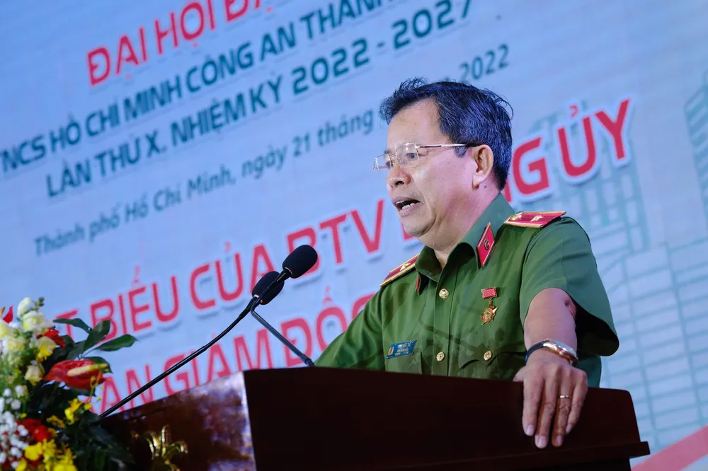 Đại hội đại biểu Đoàn TNCS Hồ Chí Minh Công an TPHCM nhiệm kỳ 2022-2027 ảnh 1