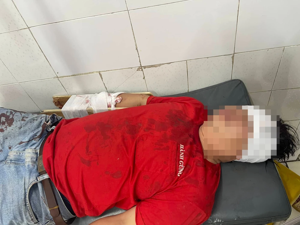 Nạn nhân điều trị tại bệnh viện