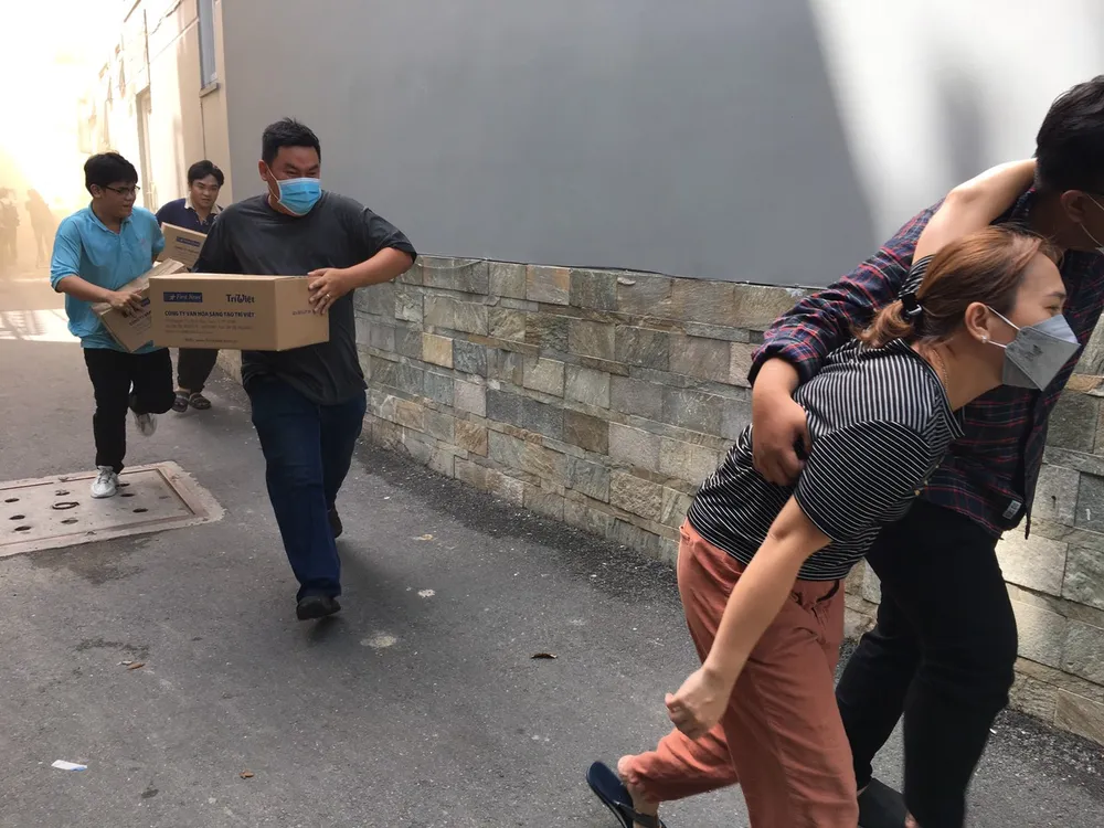 Ra mắt mô hình Tổ liên gia an toàn PCCC và Điểm chữa cháy công cộng ở quận 1 ảnh 3 Ra mắt mô hình Tổ liên gia an toàn PCCC và Điểm chữa cháy công cộng ở quận 1 ảnh 3