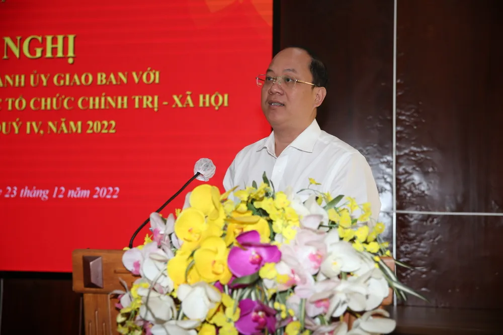 Phó Bí thư Thành ủy TPHCM Nguyễn Hồ Hải phát biểu tại hội nghị Phó Bí thư Thành ủy TPHCM Nguyễn Hồ Hải phát biểu tại hội nghị