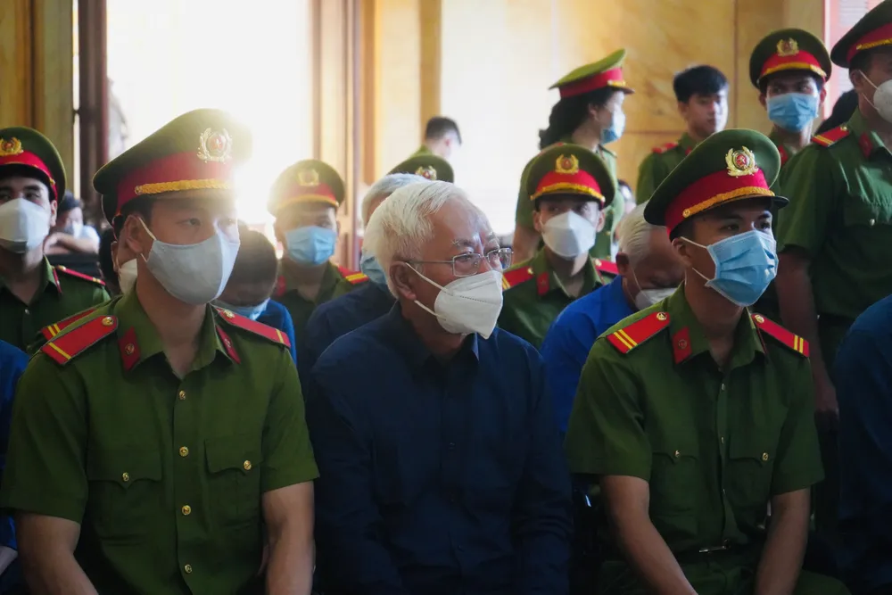 Bị cáo Trần Phương Bình, cựu Tổng Giám đốc Ngân hàng Đông Á tại tòa