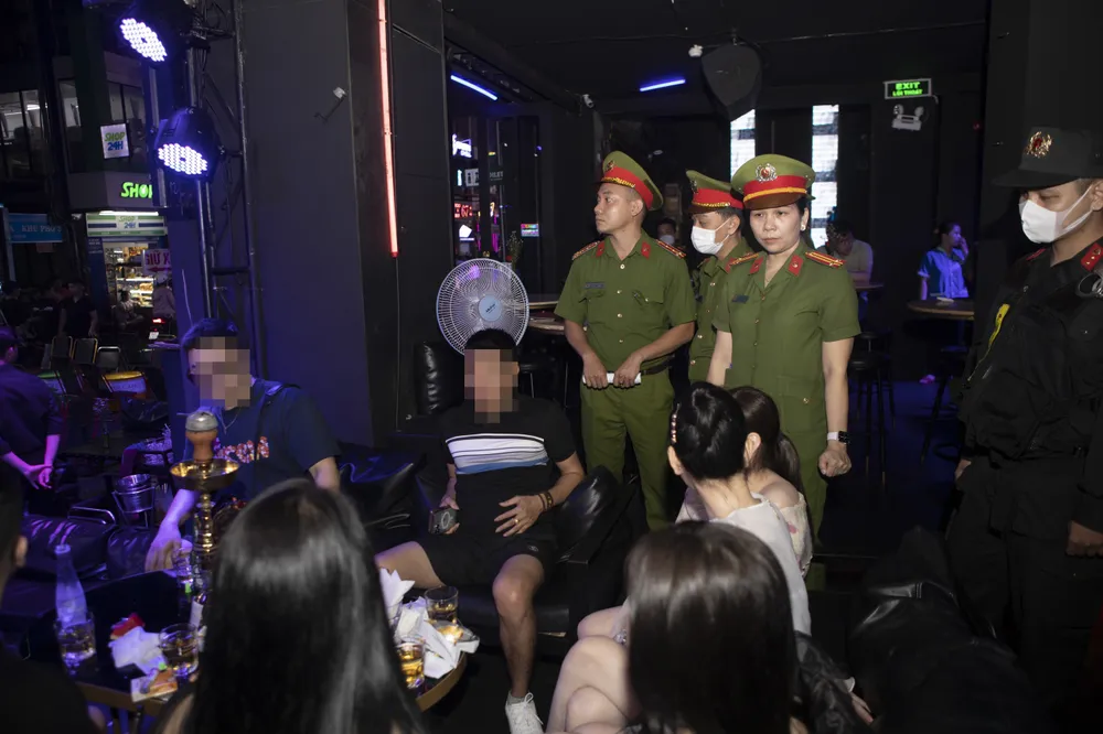 Lực lượng kiểm tra tại hiện trường