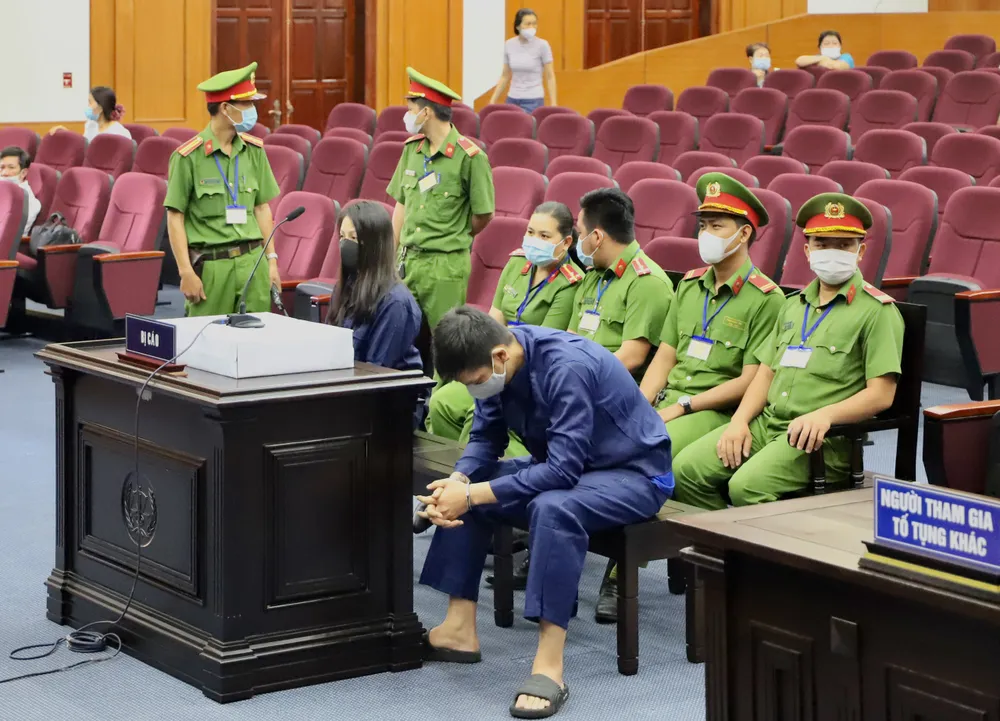 Bị cáo Nguyễn Kim Trung Thái tại tòa Bị cáo Nguyễn Kim Trung Thái tại tòa