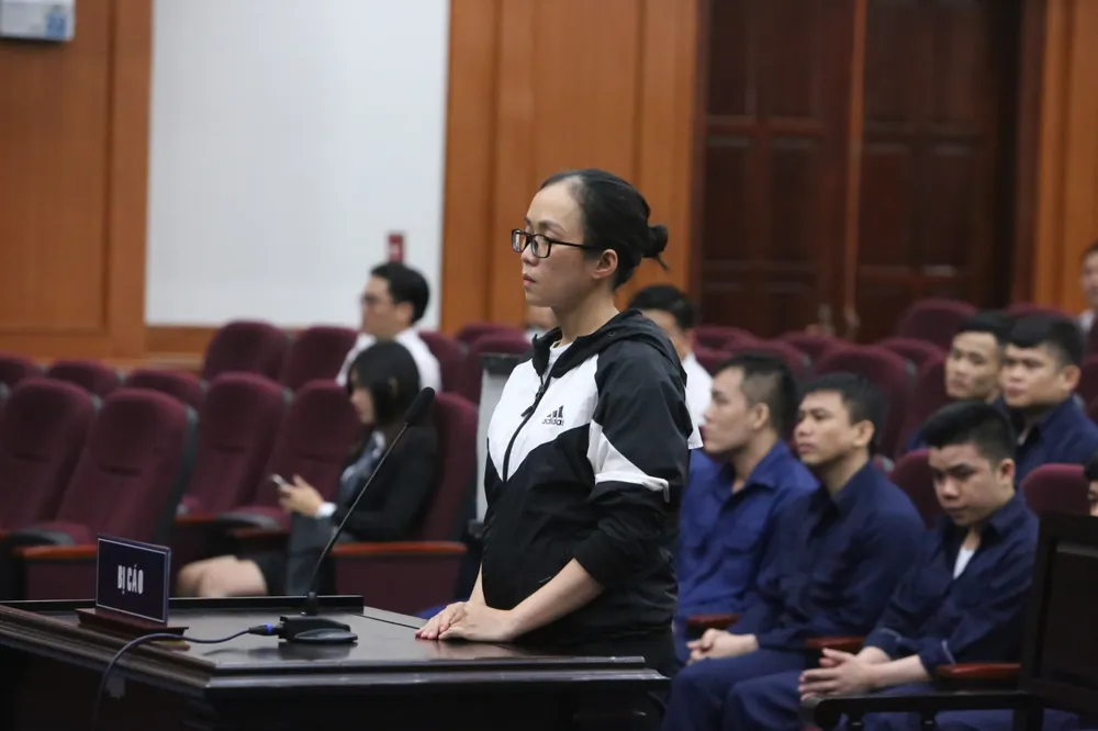 Bị cáo Võ Thị Thanh Mai (vợ Luyện)