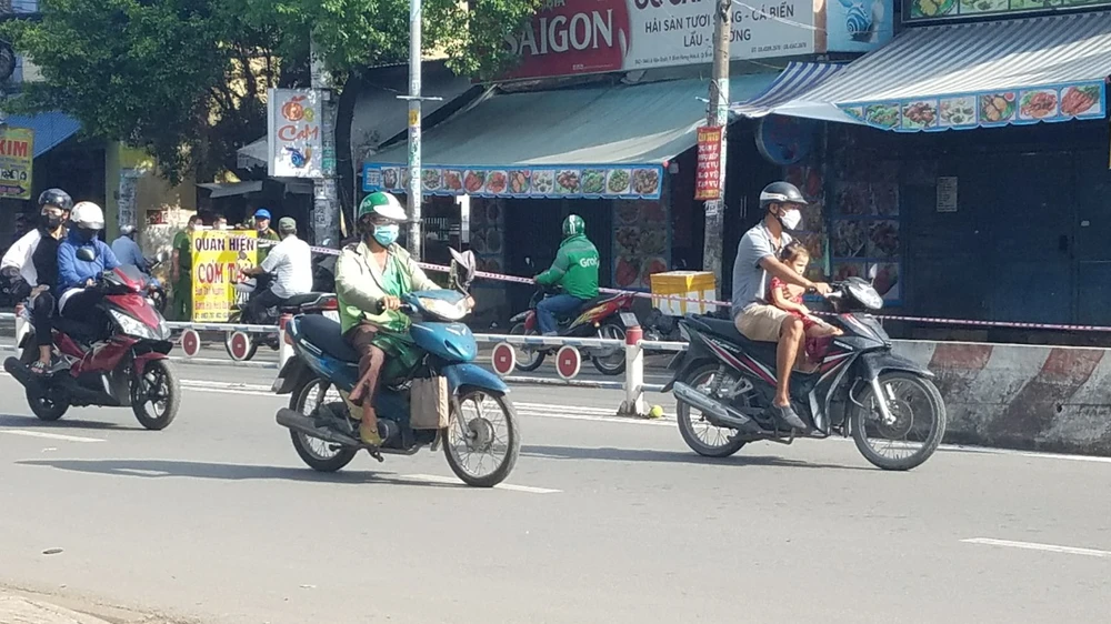 Công an phong tỏa hiện trường 