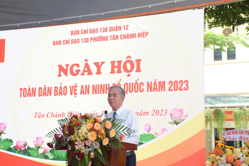 Phó Chủ tịch UBND TPHCM Ngô Minh Châu phát biểu