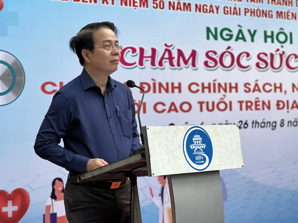 Phó Chủ tịch UBND quận 6 Lê Thanh Bình chia sẻ về Ngày hội Chăm sóc sức khỏe Phó Chủ tịch UBND quận 6 Lê Thanh Bình chia sẻ về Ngày hội Chăm sóc sức khỏe