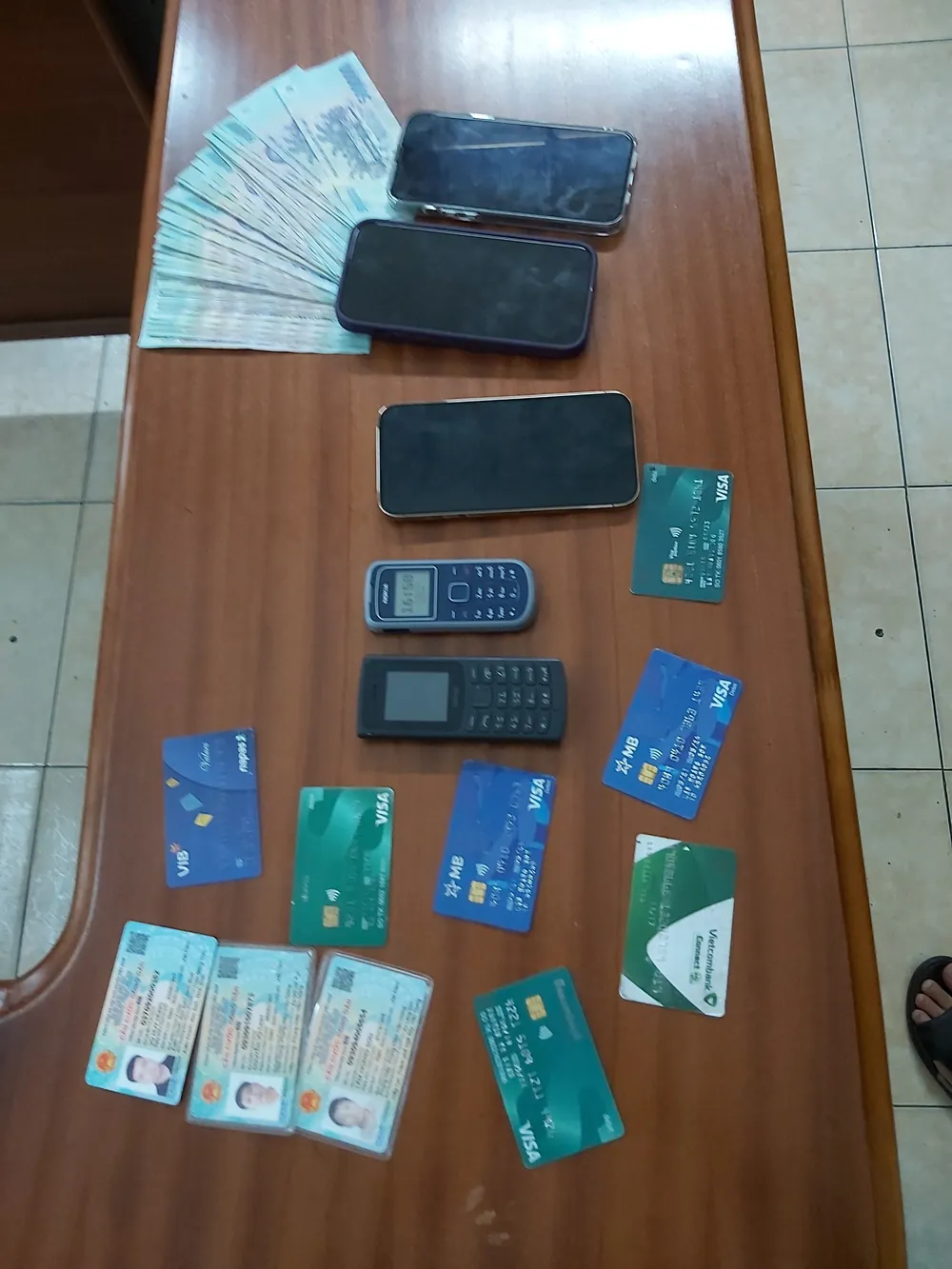 Tang vật thu giữ