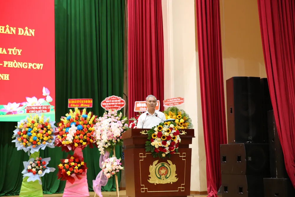 Phó Chủ tịch UBND TPHCM Ngô Minh Châu phát biểu tại hội nghị. Ảnh: CHÍ THẠCH