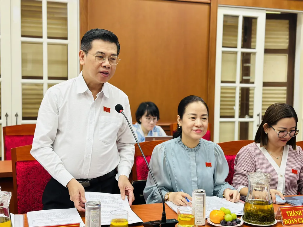 Phó Chủ tịch HĐND TPHCM Nguyễn Văn Dũng phát biểu tại buổi giám sát. Ảnh: CHÍ THẠCH Phó Chủ tịch HĐND TPHCM Nguyễn Văn Dũng phát biểu tại buổi giám sát. Ảnh: CHÍ THẠCH