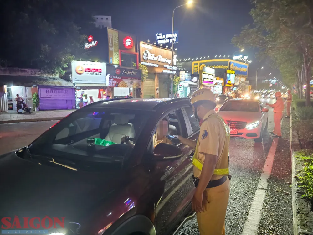 Công an TP Thủ Đức tập trung xử lý kiên quyết, không có vùng cấm, không có ngoại lệ với lỗi vi phạm nồng độ cồn