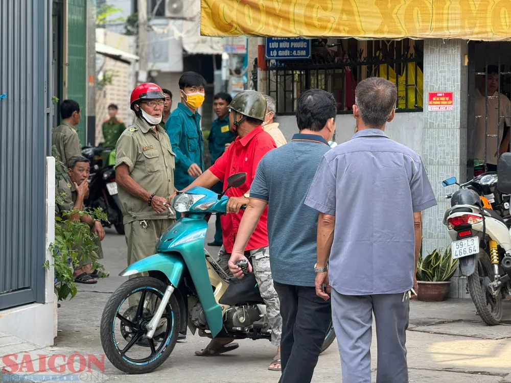 Công an phong tỏa hiện trường